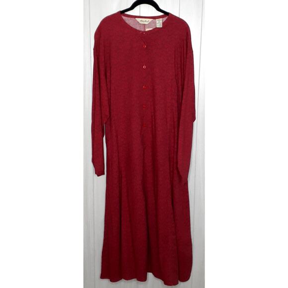 Eddie Bauer Maxi Dress NWT Russet Color Floral Size Medium Petite - Picture 1 of 6